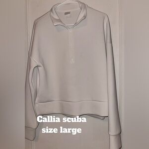 Callia White Scuba Jacket
